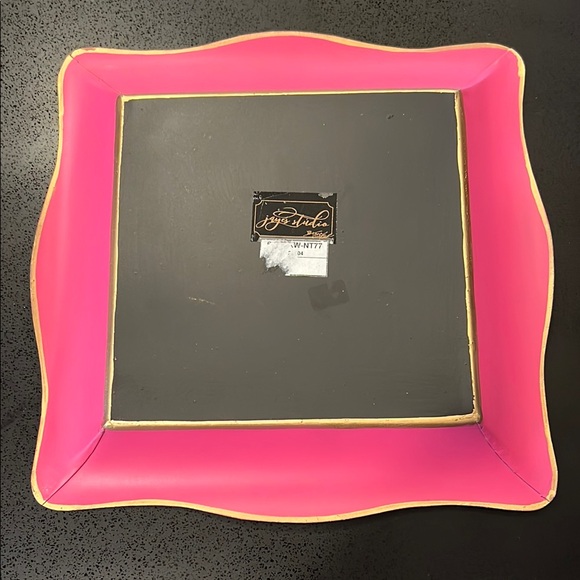 Pink and Gold Decorative Tray - Picture 2 of 2